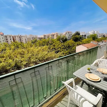 New 2-room, Comfort, 2 Min Beach, Air Conditioning, Wifi, Terrace Apartamento